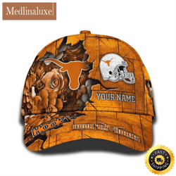 Personalized NCAA Texas Longhorns All Over Print Baseball Cap Show Your Pride