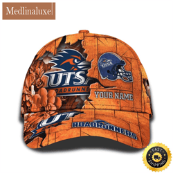 Personalized NCAA UTSA Roadrunners All Over Print Baseball Cap Show Your Pride