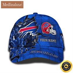 Personalized NFL Buffalo Bills All Over Print Baseball Cap Show Your Pride