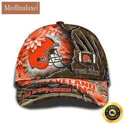 Personalized NFL Cleveland Browns All Over Print Baseball Cap The Perfect Way To Rep Your Team