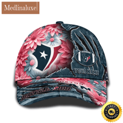 Personalized NFL Houston Texans All Over Print Baseball Cap The Perfect Way To Rep Your Team