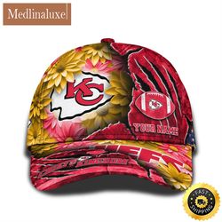 Personalized NFL Kansas City Chiefs All Over Print Baseball Cap The Perfect Way To Rep Your Team