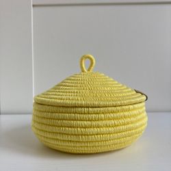 Mini Lemon Basket with lid 3.5'' x 5''