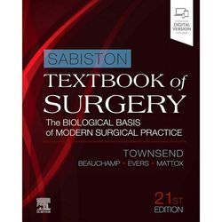 Sabiston Textbook of Surgery: The Biological Basis of Modern Surgical Practice 21st Edition, ebook pdf