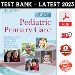Test Bank For Burns' Pediatric Primary Care 7th Edition Dawn Lee Garzon - PDF