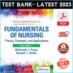 Test Bank for Bates Fundamentals of Nursing Theory Concepts (Vol 1) 4th Edition Wilkinson - PDF