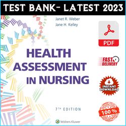 Test Bank for Health Assessment for Nursing Practice 7th Edition Janet R Weber - PDF