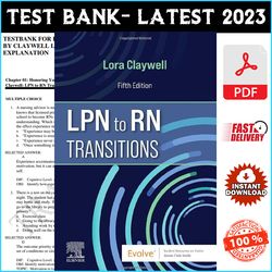 Test Bank for LPN to RN Transitions 5th Edition Lora Claywell - PDF