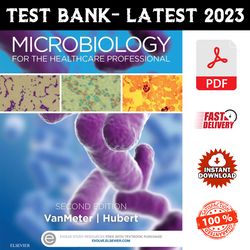 Test Bank for Microbiology for the Healthcare Professional 2nd Edition VanMeter - PDF