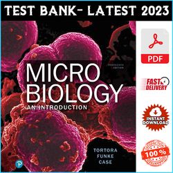 Test Bank for Microbiology-An Introduction, 13th Edition Tortora - PDF