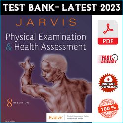 Test Bank for Physical Examination and Health Assessment, 8th Edition By Carolyn Jarvis - PDF