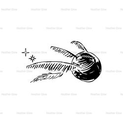 Harry Potter Golden Snitch The Magic Ball SVG Vector