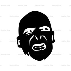 Harry Potter Voldemort Face Silhouette SVG Vector Cut File