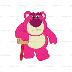 Disney Character Toy Story Cartoon Lotso Hugging Bear Vector SVG