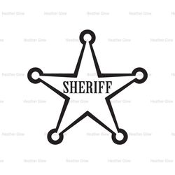 Disney Cartoon Toy Story Logo Sheriff Star Vector Silhouette SVG