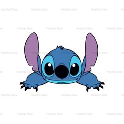 Disney Cartoon Alien Dog Stitch Face SVG