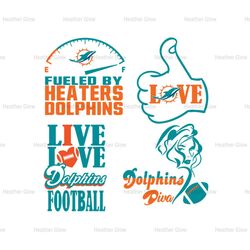 Miami Dolphins Bundle Svg, Miami Dolphins Svg, Sport Svg, Nfl Svg, Dolphins Svg, Dolphins Logo Svg, Dolphins Number One