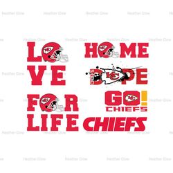 Love Kansas City Chiefs Svg , Football Team Svg, Go Chiefs SVG, For Life Chiefs, Svg Png Cricut Files Sublimation
