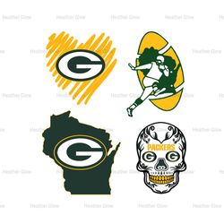 Green Bay Packers Logo SVG, Packers Home SVG, NFL Football Team Logo SVG, Sport SVG, Instant Download