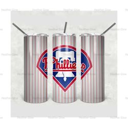Philadelphia Phillies Tumbler, Philadelphia Phillies Wrap, Philadelphia Phillies Design, MLB Tumbler Png, Sport Tumbler,