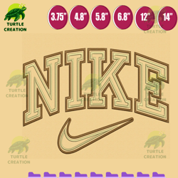 nike v2 - machine embroidery design files, machine embroidery pattern, digital instant download, logo embroidery pattern