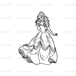 Sleeping Beauty Belle SVG, Disney Princess Belle SVG, Disney Princess SVG 4