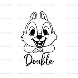 Disney Chip and Dale Double Dale SVG