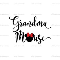 Grandma Minnie Mouse SVG