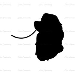 Lady Dog Silhouette The Lady and The Tramp SVG