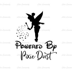 Power By Pixie Dust Fairies Tinkerbell SVG