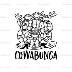 Cowabunga Ninja Turtle SVG