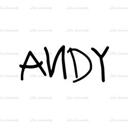 Andy Disney Toy Story SVG