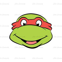 Raphael Ninja Turtle Head SVG
