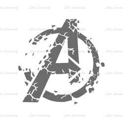 Marvel Avengers Logo SVG Layered File