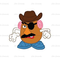 Disney Character Toy Story Cartoon Mr. Potato Head Vector SVG