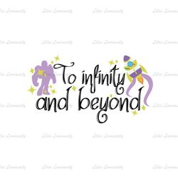 To Infinity And Beyond Toy Story Buzz Lightyear Spaceship SVG Digital File