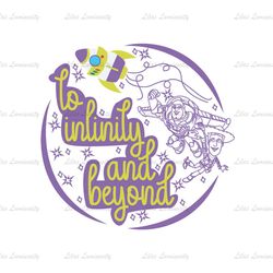 To Infinity And Beyond Rocket Fly Woody Buzz Lightyear SVG