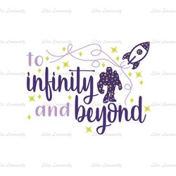 To Infinity And Beyond Toy Story Buzz Lightyear Rocket Star SVG