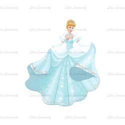 Disney Twinkling Costume Princess Cinderella PNG