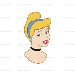 Disney Cartoon Princess Cinderella Face PNG Sublimation