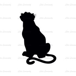 Rajah The Tiger Silhouette Vector SVG