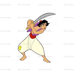 Aladdin With His Sword Disney Cartoon Transparent PNG