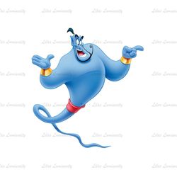 Genie The Magic Oil Lamp Jinn Disney Cartoon PNG