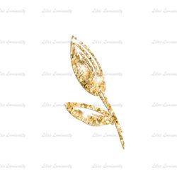 Diamond Gold Leaves Alice In Wonderland Tea Party PNG
