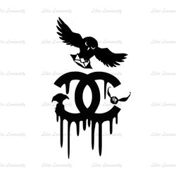 Coco Chanel Dripping Logo SVG, Chanel Logo SVG, Black Logo SVG, Logo SVG, Fashion Logo SVG, Brand Logo SVG 31