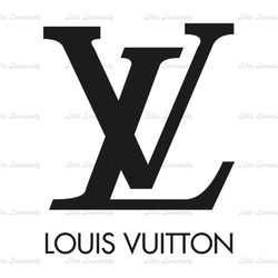 Louis Vuitton Black Logo SVG, Louis Vuitton Logo SVG, Louis SVG, Logo SVG, Fashion Logo SVG105