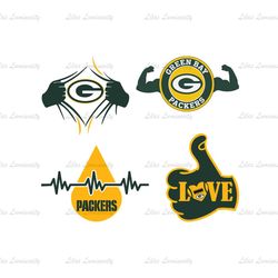 Green Bay Packers Logo SVG, NFL Sport Team Logo SVG, Love Packers SVG, Go Packers SVG Cricut Files