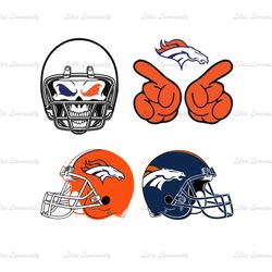 Denver Broncos SVG, Broncos Logo SVG, Broncos Skull Helmet Logo SVG, NFL Sport Teams SVG, Cricut Files