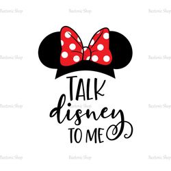 Take Disney To Me Minnie Mouse Black Ears SVG