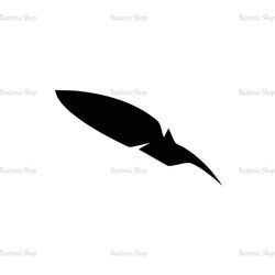 Harry Potter Feather Quill Pen Silhouette SVG Vector Files